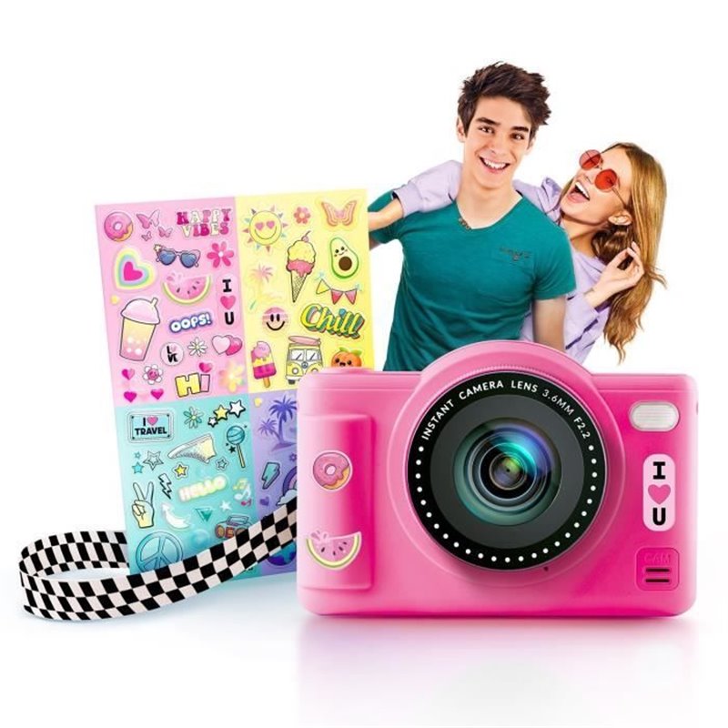 Image secondaire de Canal Toys - Photo Creator -Appareil Photo Numérique Pop Couleur Rose- Avec carte SD 8Go incluse - CLK 042