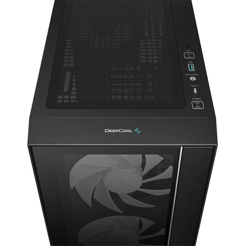 Image secondaire de Boîtier PC - DEEPCOOL - MATREXX 55 V4 C - Moyen tour - ATX - Verre trempé - ARGB - Noir