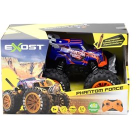 Voiture Télécommandée - EXOST - Phantom Force 1:16 - 10 km/h - 28 -5 cm - violet et orange - des 5 ans