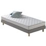 Matelas 90x190 cm - Mousse - Ferme 14 cm - 5 zones de confort - DEKO DREAM Hahtuva