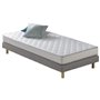 Matelas 70x140 cm HAHTUVA - Mousse - Ferme - 14 cm - 5 zones - DEKO DREAM