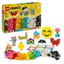 LEGO Classic 11042 La boîte créative du bonheur - Assortiment de briques de construction