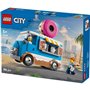 LEGO City 60452 Le food-truck de donuts - Jouet de construction pour garçon des 5 ans