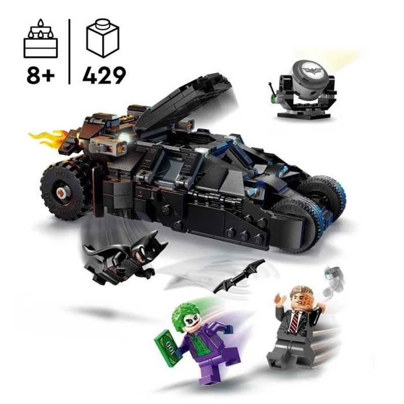 Image secondaire de LEGO DC Batman 76303 La Batmobile Tumbler de Batman contre Double-Face et Le Joker - Jouet