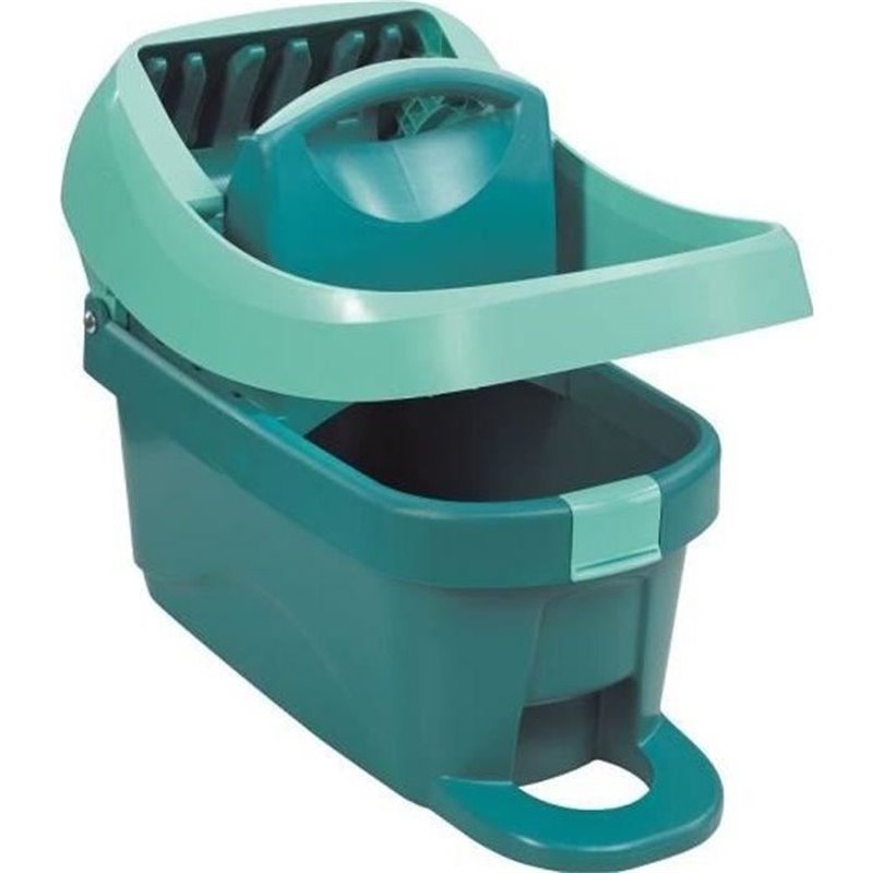 Essore-housse Profi XL Mobile avec roulettes et pédale 55076 Leifheit, seau essoreur 8 L pratique compatible avec lave-sol Profi
