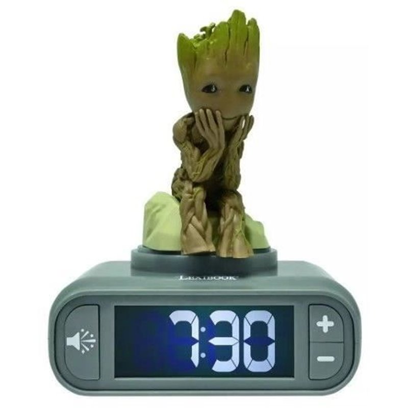Image secondaire de Réveil digital avec veilleuse Groot des Gardiens de la Galaxie et effets sonores