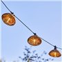 Guirlande lumineuse extérieur - LUMISKY - COTTAGE - 5.70 m - 10 globes transparents - LED blanc chaud