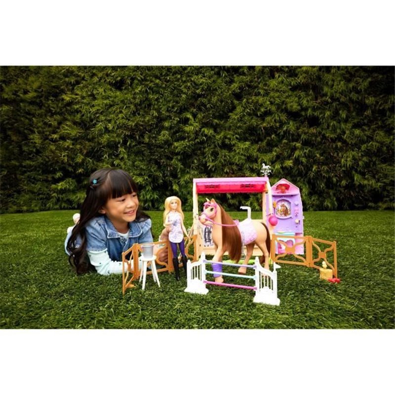 Image secondaire de BARBIE Barbie Mysteries : The Great Horse Chase-Coffret écurie ultime - Barbie - HXJ44