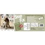 Barriere bois blanc animaux - NORDLINGER PRO - Stop'Fix - Extensible 0,60-1,10m - Installation rapide