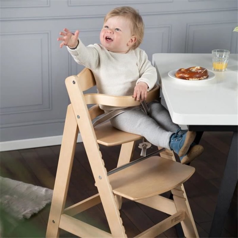 Image secondaire de Chaise Haute Évolutive Sit Up III en Bois - ROBA - Réglable en Hauteur - Naturel