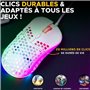 Souris Gamer filaire - The G-Lab - KULT-OXYGEN - RGB - 12800 DPI - Blanc