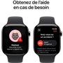 Apple Watch Series 10 GPS + Cellular - 46mm - Boîtier Slate Titanium - Bracelet Black Sport Band - S/M