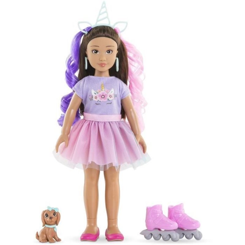 Poupée mannequin - COROLLE - Luna Licorne - 28 cm - 4 accessoires - des 4 ans