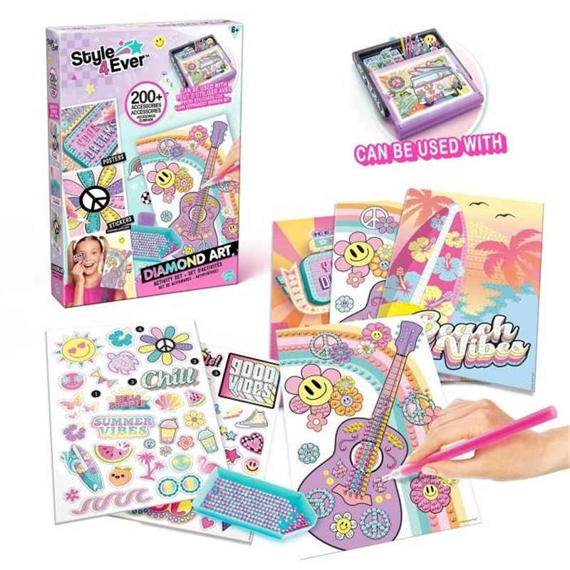 Canal Toys - STYLE 4 EVER - Kit de Diamant'art - Compatible avec le Diamond Art LED case - OFG 321