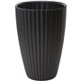 Pot de fleurs - Garden ID - Fancy - 40 x 58 cm - Pour jardin, balcons ou intérieurs - Noir
