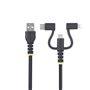 Câble USB Startech RLTCUB1MBK Noir 1 m