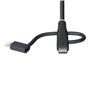 Câble USB Startech RLTCUB1MBK Noir 1 m