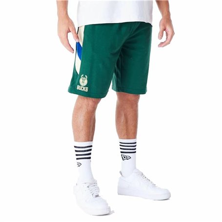 Short de Sport New Era NBA Milwaukee Bucks Vert