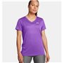 T-shirt à manches courtes femme Under Armour Tech SSv- Solid Pourpre