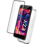 Pack 2 en 1 Coque Logicom Ezy Souple Transparente + Protège écran + SmartFrame - Certifié GRS Bigben