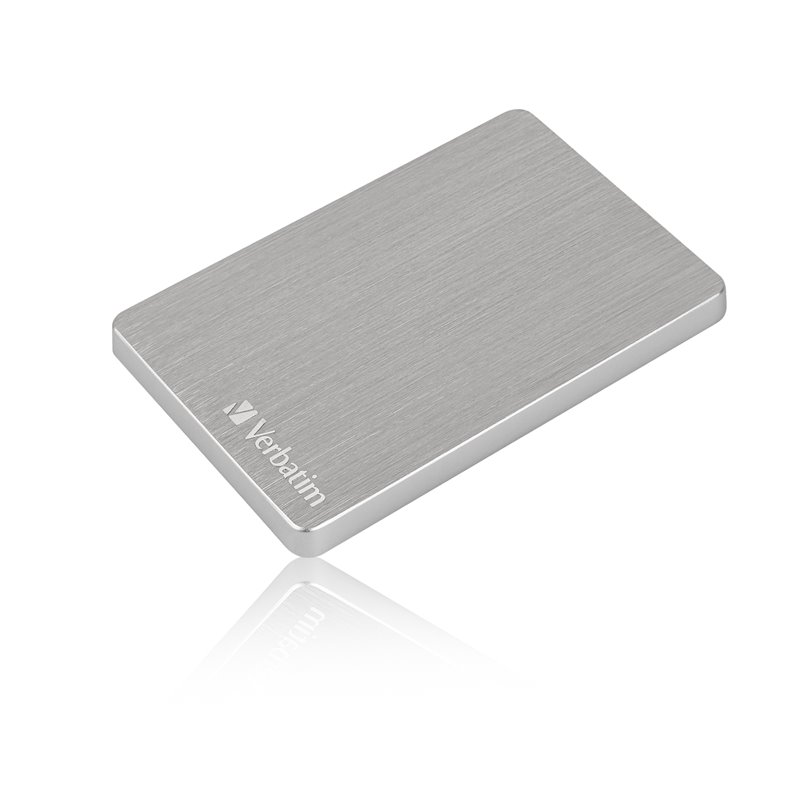 Verbatim Disque dur portable mince Store ’n’ Go ALU 1 To argenté