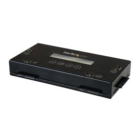 StarTech.com Effaceur de SSD/HDD à 4 Baies - 6,35 et 8,89cm SATA - Nettoyeur de Disques, Autonome et Sécurisé - 9 modes d'Efface