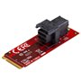 StarTech.com Adaptateur U.2 vers M.2 PCIe pour SSD U.2 NVMe - SFF-8639 - PCI Express 3.0 x4