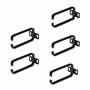 StarTech.com Lot de 5 Crochets à Anneaux en D pour Gestion Verticale des Câbles 1U, Gestionnaire de Câbles pour Baies de Serveur