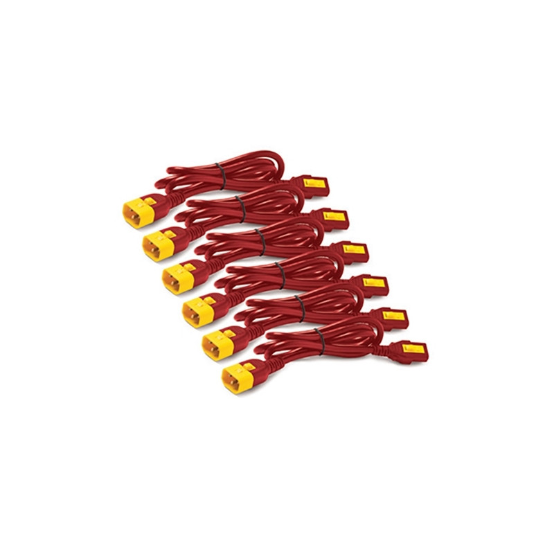 APC AP8702S-WWX340 câble électrique Rouge 0,61 m Coupleur C13 Coupleur C14
