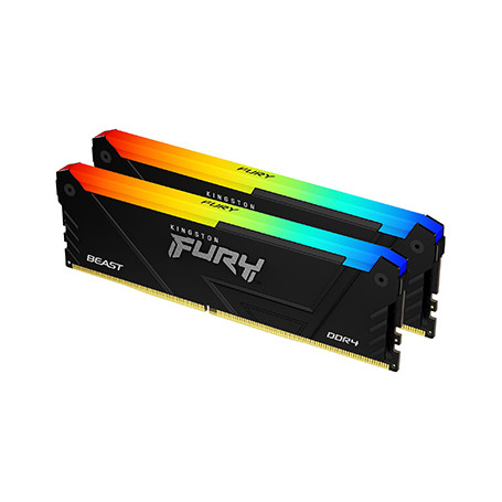 Kingston Technology FURY 64GB 3200MT/s DDR4 CL16 DIMM (Kits de 2) Beast RGB