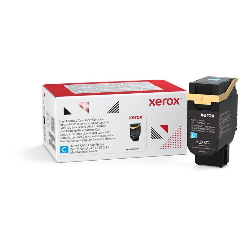 Image secondaire de Xerox Cartouche de toner Cyan de Grande capacité Imprimante couleur ® C410/multifonctions ® VersaLink® C415 (7000 pages) - 006R0