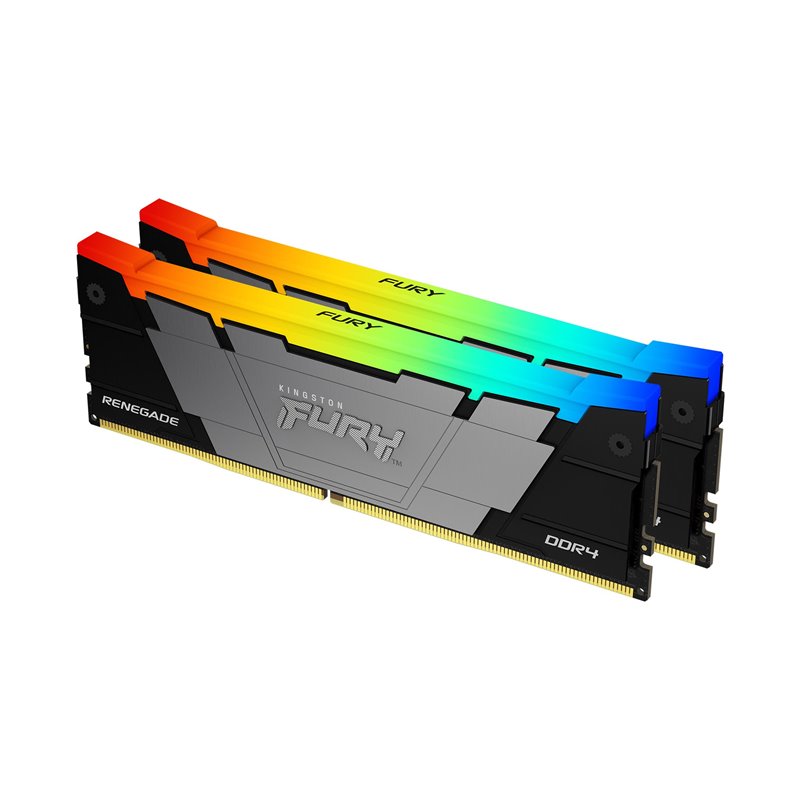 Image secondaire de Kingston Technology FURY 16 Go 3200 MT/s DDR4 CL16 DIMM (Kits de 2) Renegade RGB