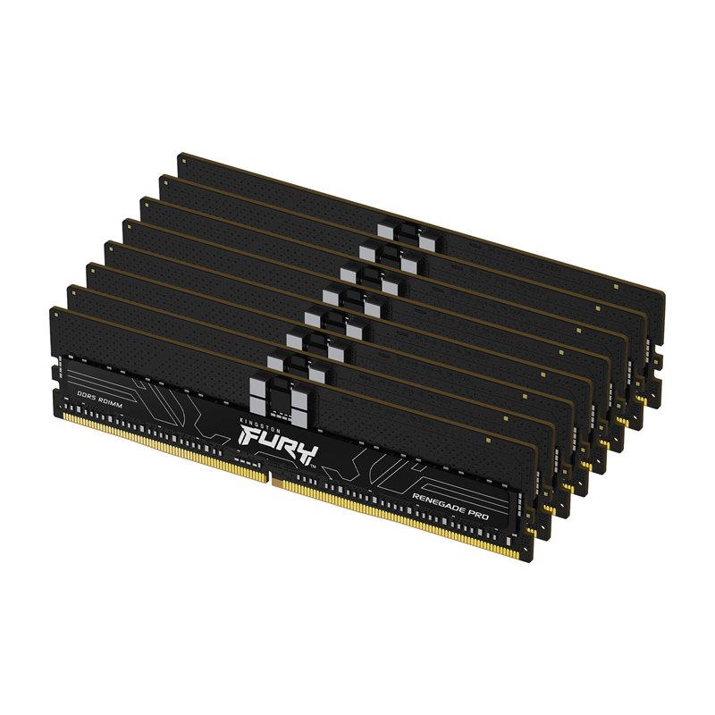 Image secondaire de Kingston Technology FURY 128 Go 6000 MT/s DDR5 ECC Reg CL32 DIMM (kit de 8) Renegade Pro EXPO