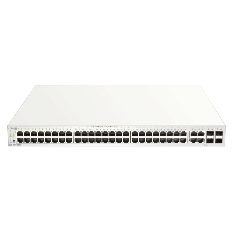 Image secondaire de D-Link DBS-2000-52MP commutateur réseau Géré L2 Gigabit Ethernet (10/100/1000) Connexion Ethernet, supportant l'alimentation via