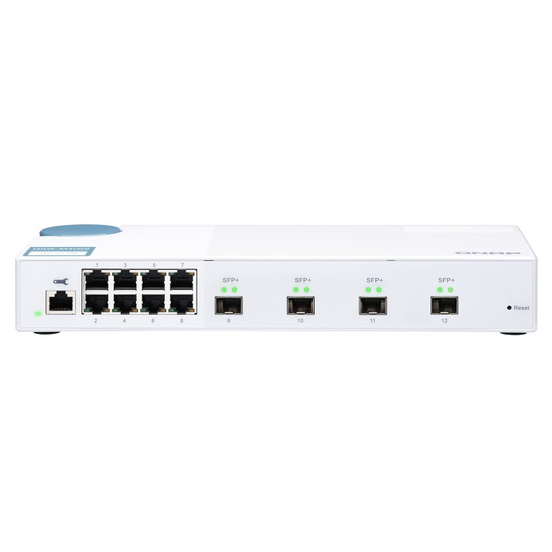 Image secondaire de QNAP QSW-M408S commutateur réseau Géré L2 Gigabit Ethernet (10/100/1000) Blanc