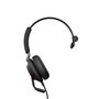 Jabra Evolve2 40, UC Mono Casque Avec fil Arceau Bureau/Centre d'appels USB Type-C Noir