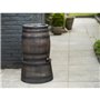 Récupérateur d'eau en forme de barrique - NATURE - En PE rotomoulé - 50 litres - Inclus accessoires