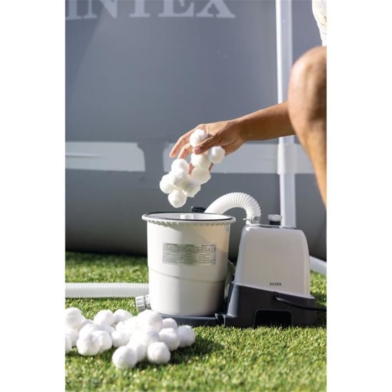 Image secondaire de Balles Filtrantes - INTEX - Finesse de filtration 3 a 5 microns - Durée de vie 3 a 5 ans