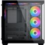 Boîtier PC - XIGMATEK - Aqua V AIR - Cube - ATX - Verre trempé - ARGB - Noir