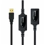 Câble Rallonge à USB NANOCABLE 10.01.0212 10 m Noir 10 m (1 Unité)