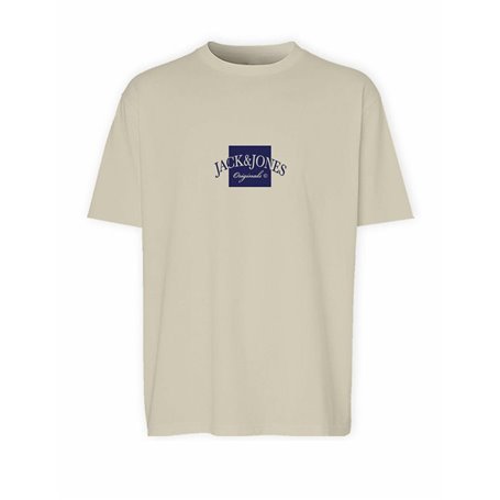 T-shirt à manches courtes homme Jack & Jones JORBOSTON TEE SS 12277888 Beige