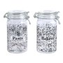 Boîte DKD Home Decor Verre Traditionnel 10 x 12.5 x 20 cm 1 L (2 pcs)