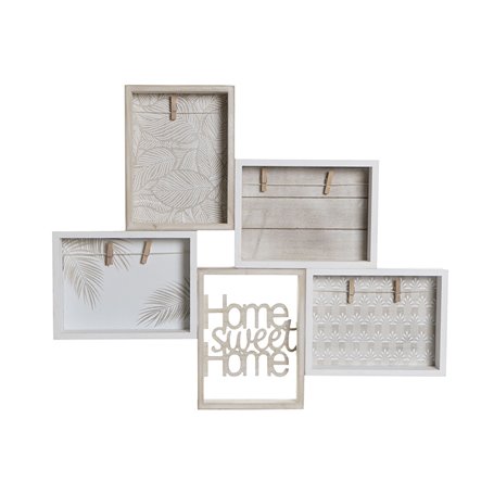 Cadre photo DKD Home Decor Bois MDF (59 x 4 x 48 cm)