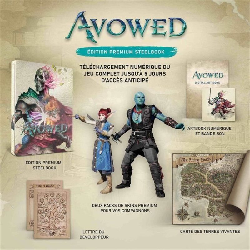 Image secondaire de Avowed - Premium Edition SteelBook - Jeu Xbox Series X