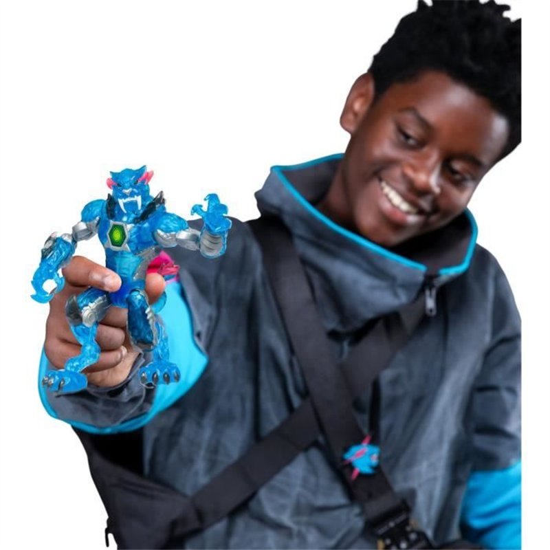 Image secondaire de Figurine articulée - MRBEAST LAB - Stealth Panther - 13 cm - Corps translucide bleu - 20 points d'articulation