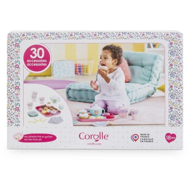 Accessoires poupons - COROLLE - Ma Dinette Thé et Goûter - 30 accessoires - des 18 mois