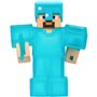 Figurine extensible - GOO JIT ZU - Minecraft Steeve - 11 cm - Texture élastique - Extensible 3x