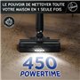 Aspirateur Balai sans fil - HOOVER HF1P10H - 40 AW - Ecran LED - Noir / Pastel violet