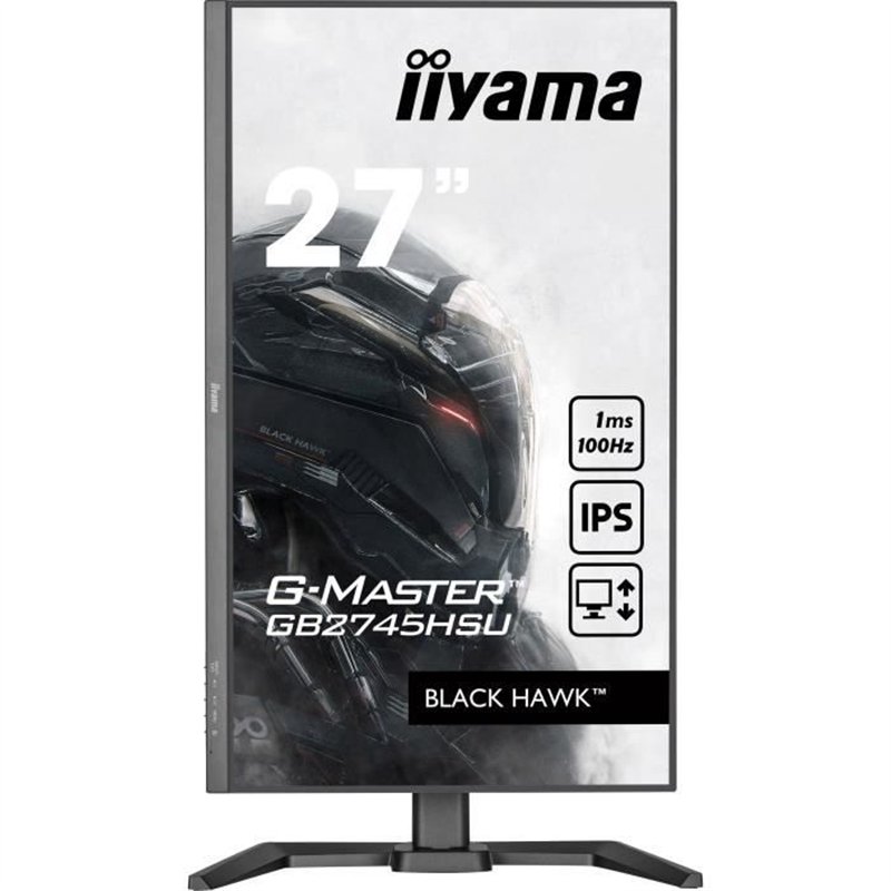 Image secondaire de Écran PC - IIYAMA - GB2745HSU-B2 - 27 FHD - IPS - 100Hz - 1ms - HDMI/DP/USB HUB - Noir