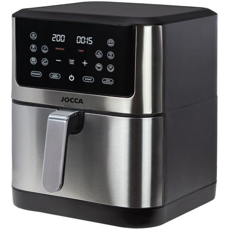 Image secondaire de Friteuse sans huile - JOCCA - 2193 - 8L - 1800 W - 30,3 x 38,3 x 35,1 cm - Acier inoxydable